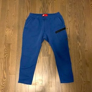 Nike Tech Fleece 3/4 Joggers Navy Blue